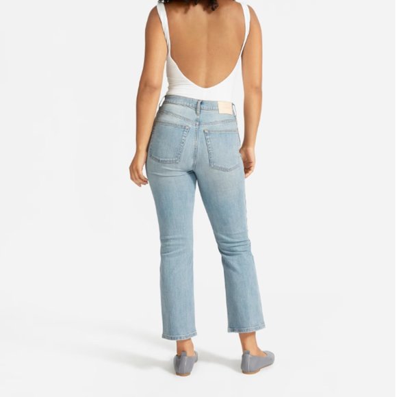 Everlane- The Cheeky Bootcut Jean- Light Wash - Picture 1 of 8
